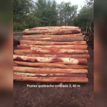 Postes de quebracho colorado, itin, varillas Santiago del Estero