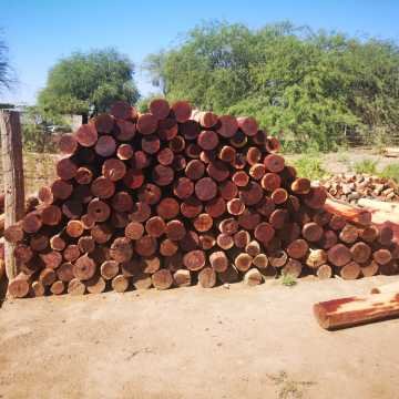 Postes de quebracho colorado, itin, varillas Santiago del Estero